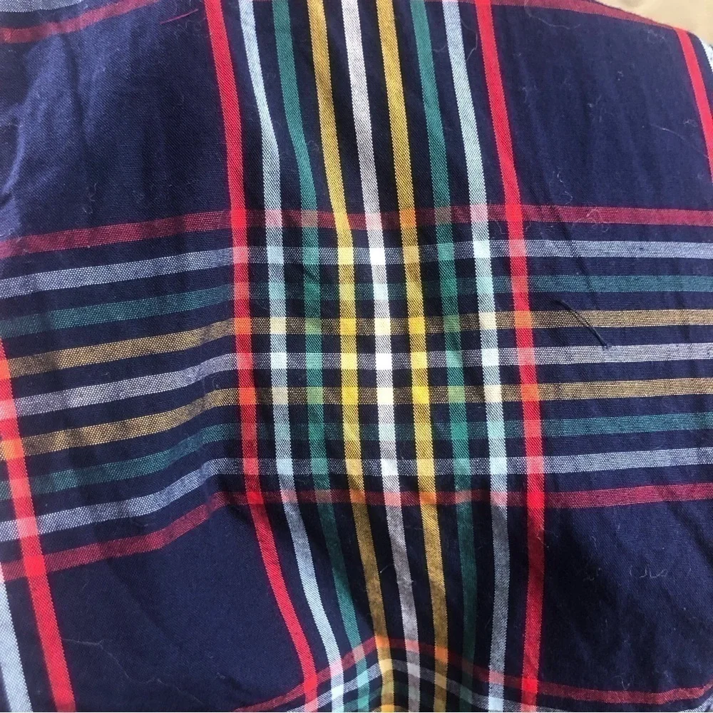 Hanna Anderson Blue Plaid Smocked Dress 5